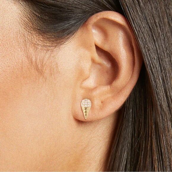 Sophie Harper  Adorable Ice Cream Cone  Earrings NEW - Picture 3 of 4